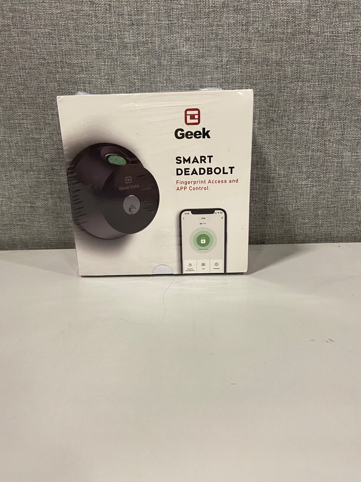 GeekTale F04-01 Smart Deadbolt with Keyless Entry Fingerprint and App Control-image