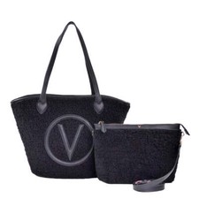 Valentino Bags Special Covent Bag Set Shopper Shoulder Bag Black