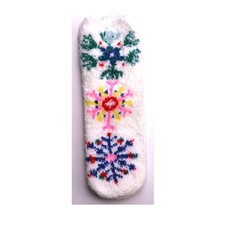 Old Navy Kids Unisex Cozy Socks White Snowflake Pattern One Size, Soft Warm