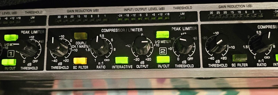 Behringer Multicom Pro MDX4400 4-Channel Audio Interactive Dynamics Processor - Image 3 of 4