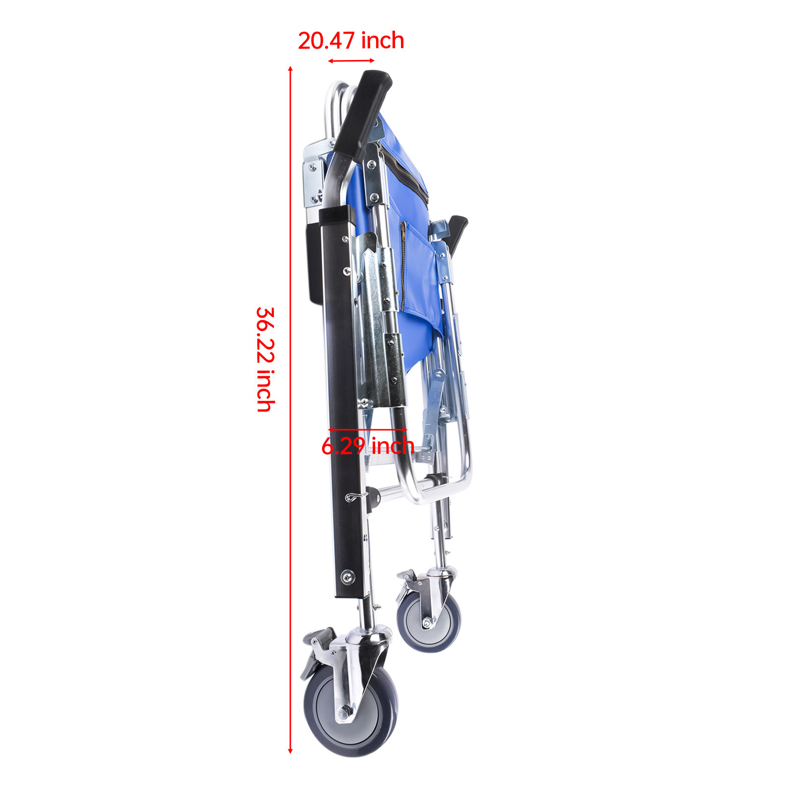 Stair Chair Emergency Evacuation Wheelchair Elderly Climbing Stair Chair Blue