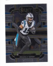 2023 SELECT FOOTBALL JONATHAN MINGO CONCOURSE LEVEL ROOKIE CARD 16. rookie card picture