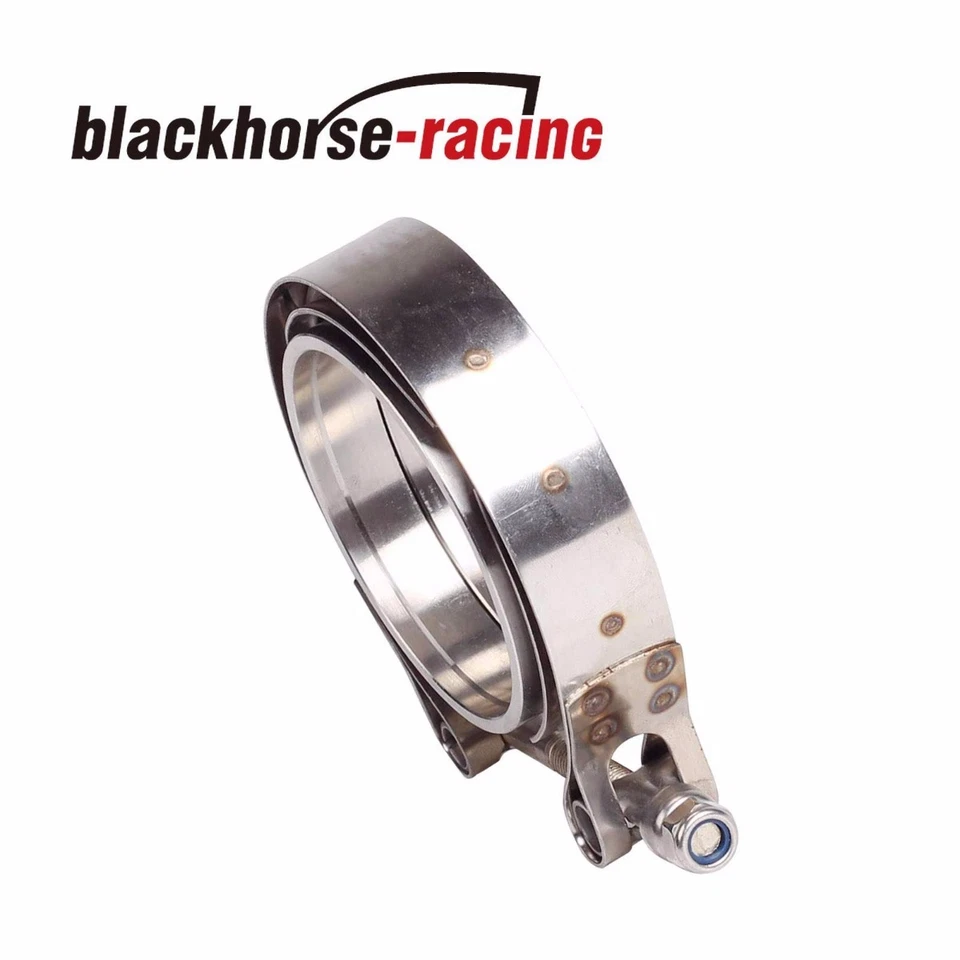 10PCS 3’’/76mm stainless V-band bolt clamp+flange turbo pipe wastegate exhaust - Image 4 of 4