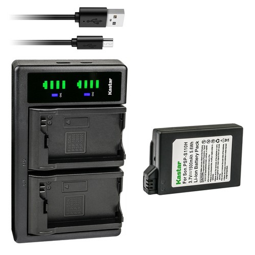 Kastar PSP110 Battery LTD2 Charger for Sony PSP-1000G1W PSP-1001 PSP Playstation - Picture 8 of 11