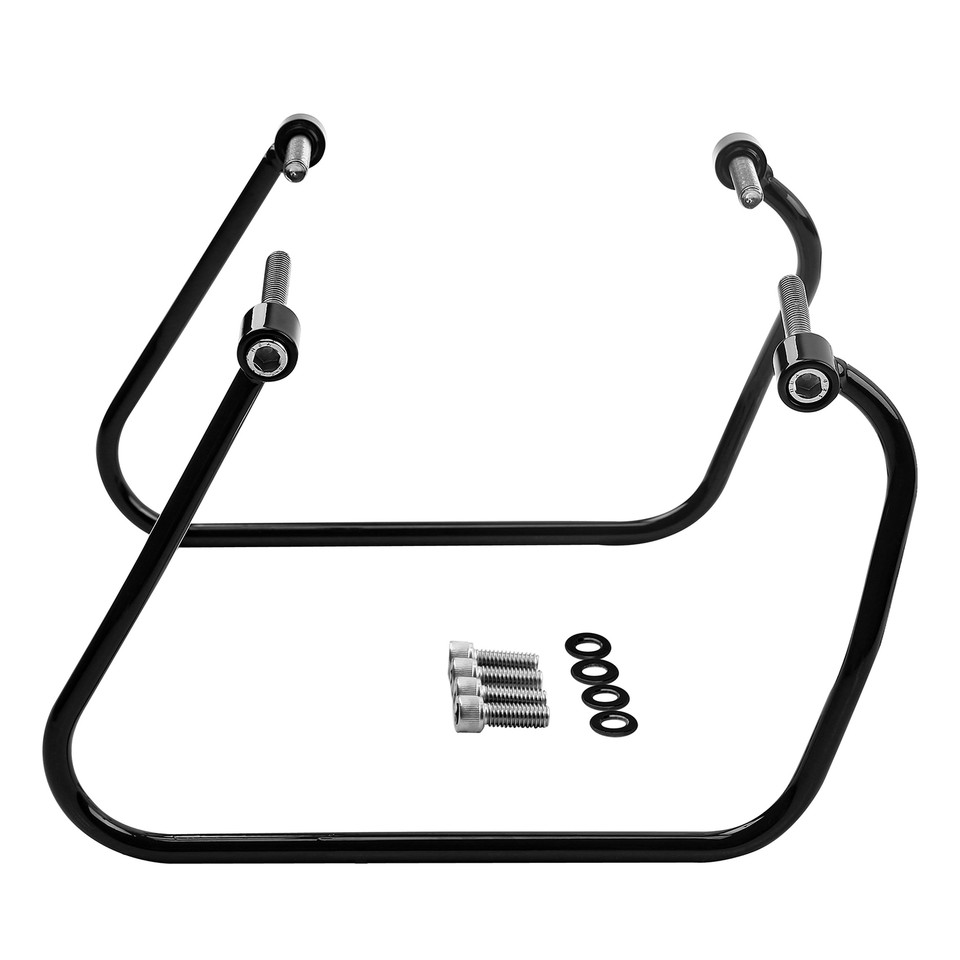 Saddle Bag Saddlebag Support Brackets Bars Fit For Harley Street Bob ...