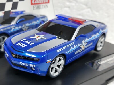 Carrera Evolution 27670 Chevrolet Camaro State Trooper 1/32 Slot Car w/lights