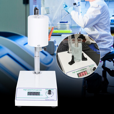 High Speed Homogenizer Lab Mixer Disperser 8000 to 22000RPM Emulsifying Machine