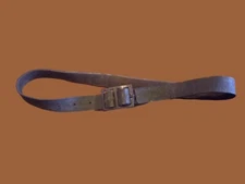WWII ITALIAN CARCANO M-1891 LEATHER COMBAT BELT WITH BUCKLE ORIGINAL