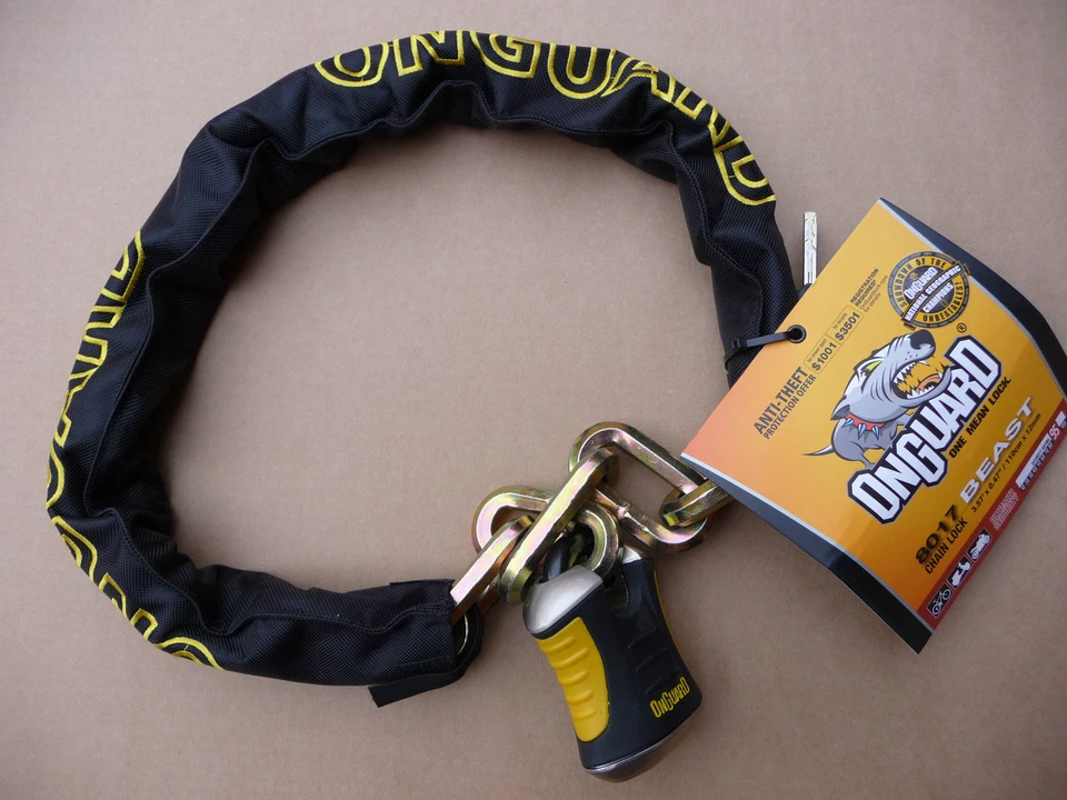 OnGuard BEAST Heavy Duty Chain Lock 110cm x 12mm  Moped Quadbike Motorbike 8017 - Image 2 of 4
