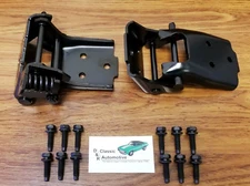 Door Hinge 14pc Kit w/Bolts LH Upper/Lower 68-72 Chevelle GTO Cutlass Skylark