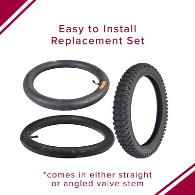 16x2.4 (64-305) Front Tire with Q204 Knobby Tread for the Razor