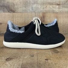OluKai Women's Size 8 Mahiki Navy Blue Sherpa Lined Slip-On Shoes Slipper NEW
