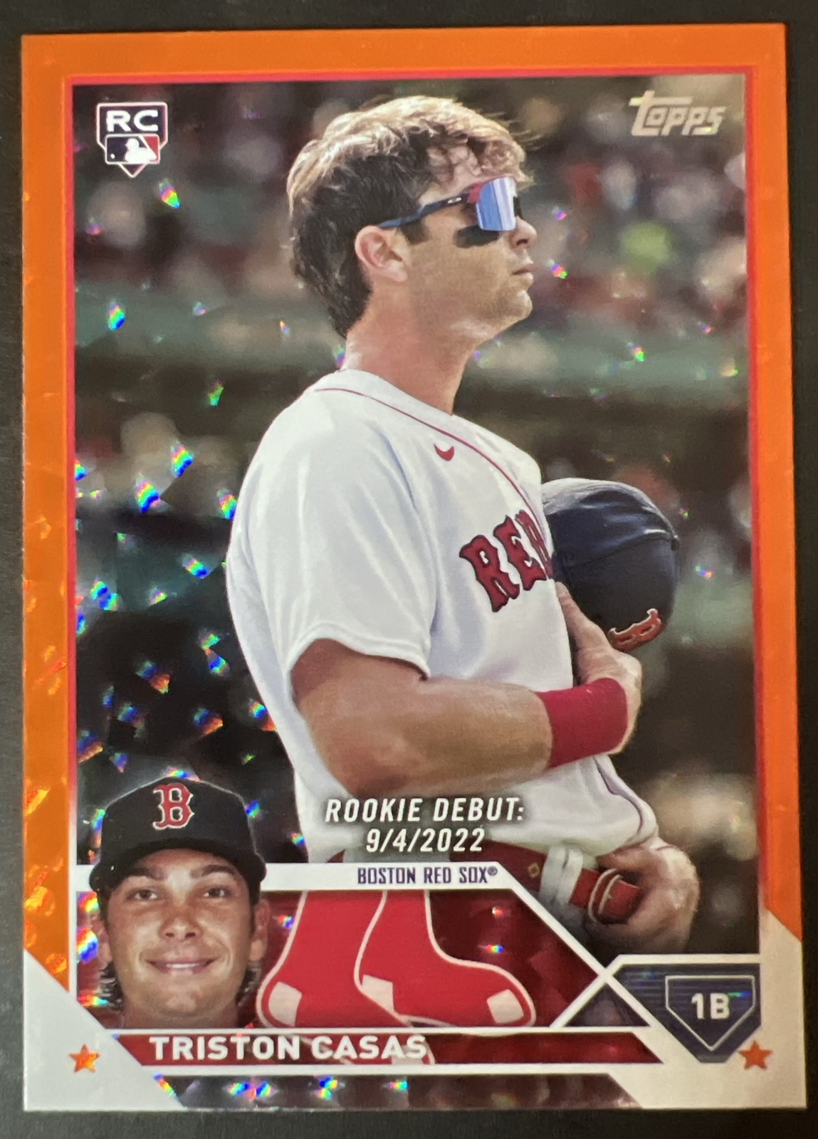 2023 Topps Update TRISTON CASAS RC Rookie Debut US221 Orange Foil 175/299