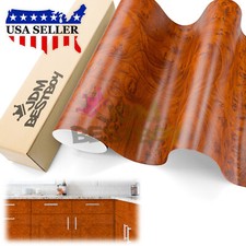 Matte 48 Wood Grain Vinyl Wrap Sticker Decal Car Home Kitchen Decoration Diy