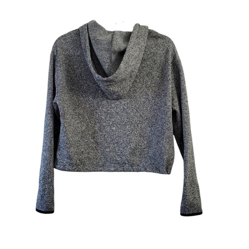 Victorias Secret PINK Pullover Small grau Strick Kapuze Cropped Pulli Logo - Bild 2 von 10