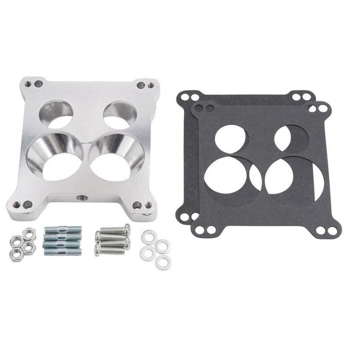 Edelbrock Carburetor Adapter Plate 2696; Square Bore to Spread Bore