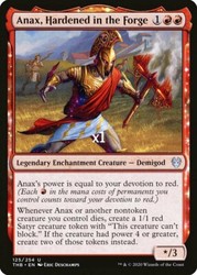 Anax, Hardened in the Forge (125/254) Theros Beyond Death Uncommon