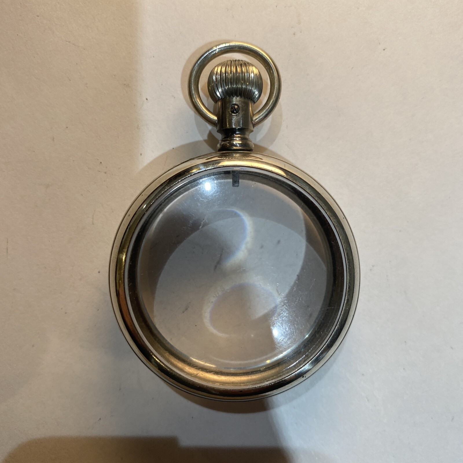 18 size Factory glass back Original display Pocket Watch Salesman Case