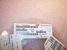 QTY 100 10uf 10V 20 "A" CASE 3216 SMD TANTALUM CAPACITORS TAJA106M010R AVX