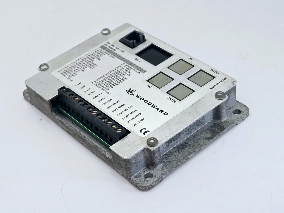 ビジネス・経済 Advanced Control Unleashed WOODWARD DPG-2101-002 SPEED CONTROL | Agry Marine