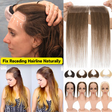CLEARANCE Women Hairpiece Topper Toupee Frontal Hairline blonde 100 Human Hair