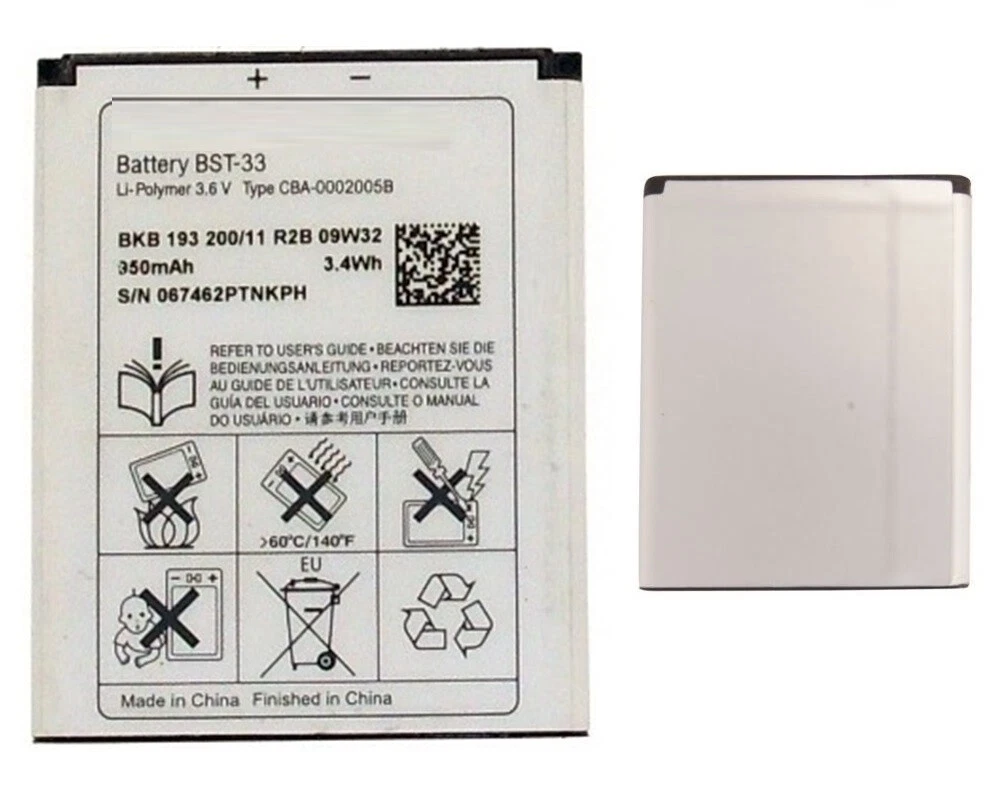 Batteria Sostitutiva Per Sony Ericsson K790i Cybershot - Li-Ion 3,6V 860mAh