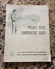 Private Pilot Examination Guide U.S. 1957 48 Pages Department of Commerce 