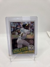 Rickey Henderson 2020 Topps Silver Pack Chrome 85 Mojo Refractor HOF Oakland A's