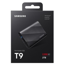 New SAMSUNG T9 2TB USB 3.2 2x2 External Solid State Drive Portable SSD