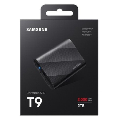 Neue Samsung T9 2TB USB 3.2 2x2 externe Solid State Drive tragbare SSD