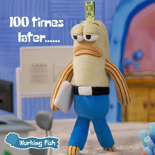 Bikini Bottom Buddies Serie Blindbox-Plüschtier-Schlüsselanhänger Plüschtier Neu - Bild 8 von 13