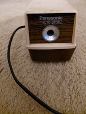 Panasonic Point-O-Matic Vintage Electric Pencil Sharpener w/Stop Light KP-33N