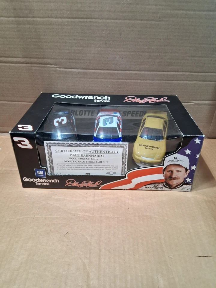Dale Earnhardt 1/25 3 Car Die Cast Set With COA - Image 3 of 4