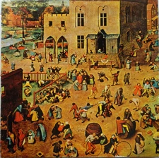 Children's Games by Pieter Brueghel-1969 Springbok Jigsaw Puzzle-500+ Pieces EXC