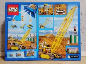 LEGO City 7632 Crawler Crane Discontinued Damaged Set