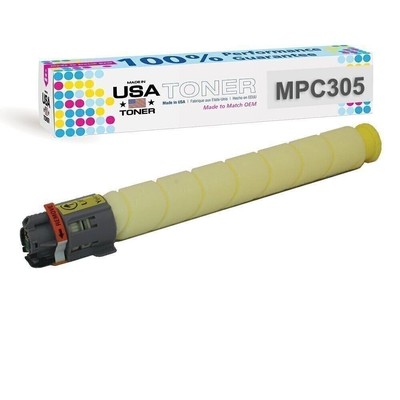 Compatible Ricoh MP C305SPF (841593) Toner Cartridge, Yellow, 4K Yield, TAA Compliant, Made in USA