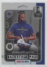 2019 Panini NBA Hoops Premium Stock Back Stage Pass Holo Draymond Green #1 2k3