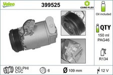 VALEO Klimaanlage Kompressor Für OPEL Astra G Caravan Cc Zafira A 98-05 6854013
