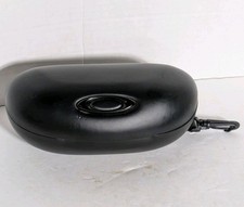 Genuine Oakley Sunglass Eyeglass Hard Clam Shell Case Faux Leather with Clip