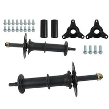40" Rear Axle Kit 3 Stud Hub For Go Kart Golf Cart ATV Mini Bike 6" 7" Wheels
