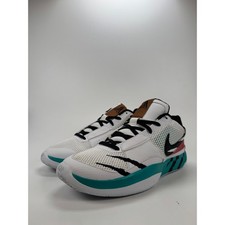 Nike Ja 1 Reverse Scratch White Black Turbo Green FV5957-100 Mens Size 11.5