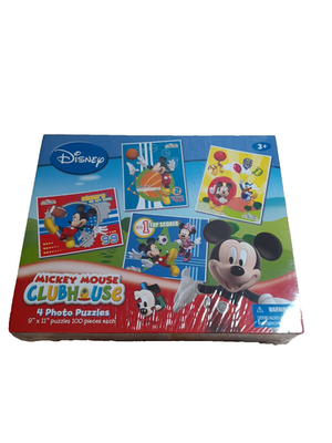 BRAND NEW Disney Mickey Mouse Clubhouse 4 Photo 100 Pieces each