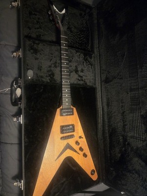 Dean USA V Mahogany Natural 2008 With Hardshell Case