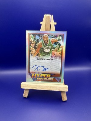 2025-26 Topps NBA Hoops Xavier Tillman Sr Hyper Signatures Auto #HHS-XT Celtics