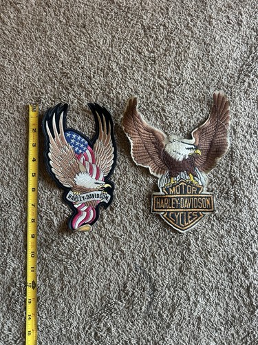 Vintage Harley Davidson Patches - Eagle - Antique - Old School 