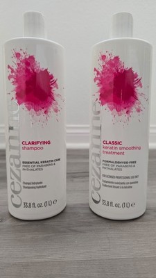 Cezanne Classic Keratin Smooth Treatment & Shampoo - 33.8oz  NEW / Sealed !