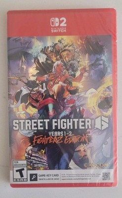 Street Fighter 6 Years 1-2 Fighters Edition   Nintendo Switch 2 Brand New Sealed