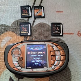 5 Lot Gamecard for Nokia N-Gage Used Loose No Warranty or Returns