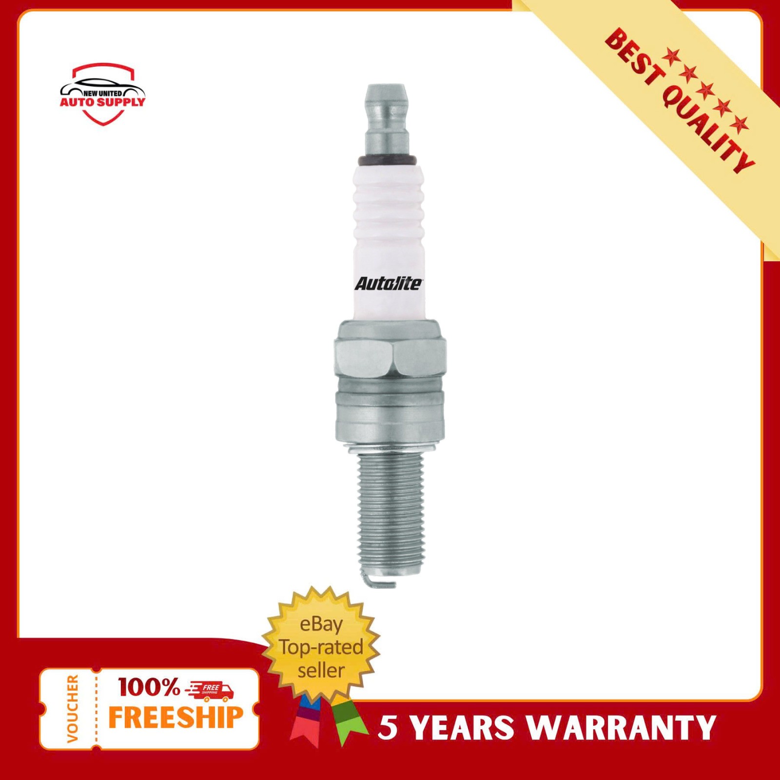 4PSC Autolite 4302 Copper Spark Plug for Indian FTR 1200
