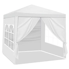 6.5'x6.5' Outdoor Gazebo Party Tent 4 Removable Walls Wedding Canopy Cater Event